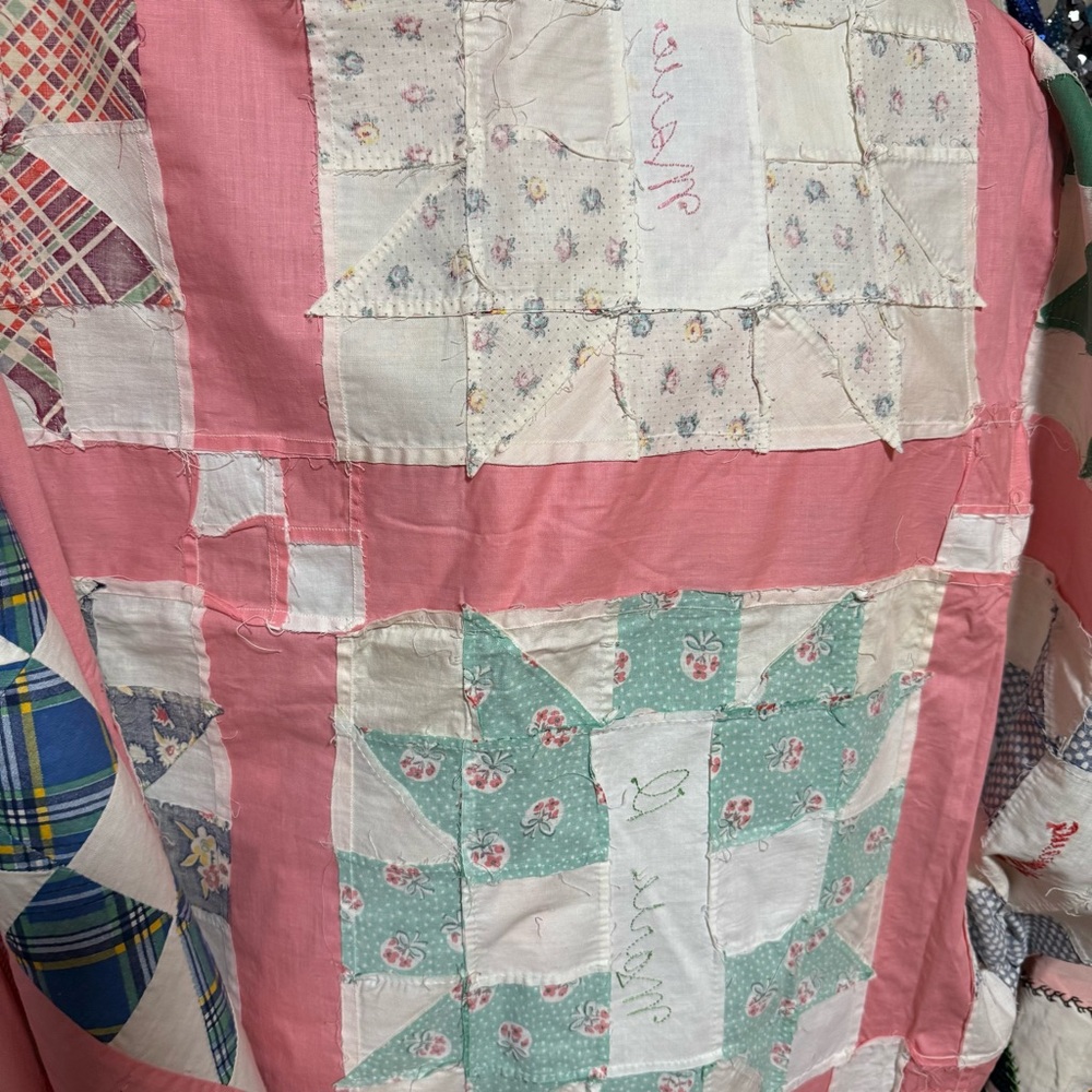 1940s Patchwork Star Quilt Guild Piece‎ - Picture 5 of 12